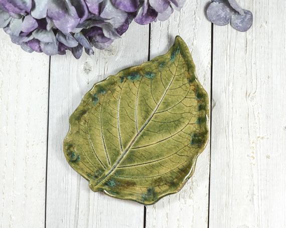 Ceramic Leaf Spoon Rest