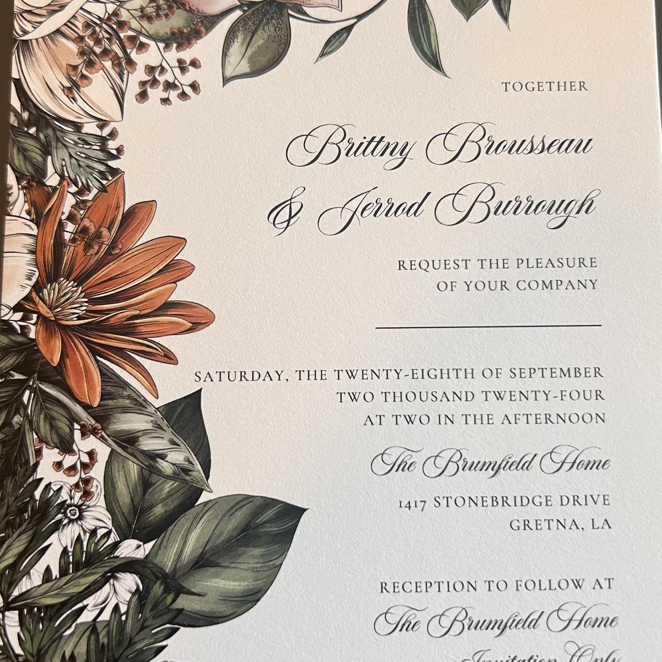 Formal Invitation