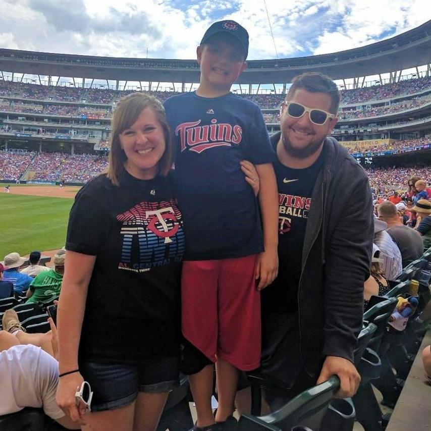 Our first family Twins game-July 2019