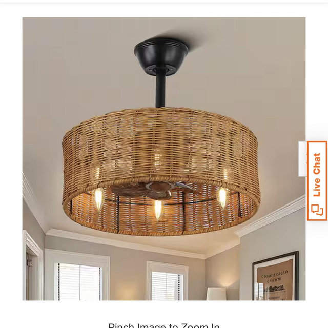 Kitchen fan ceiling