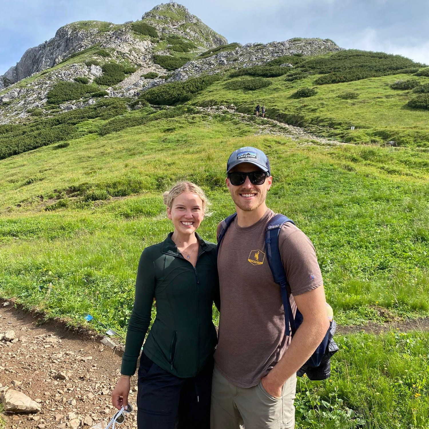 Us after climbing Giewont Mountain in Poland. (2025)