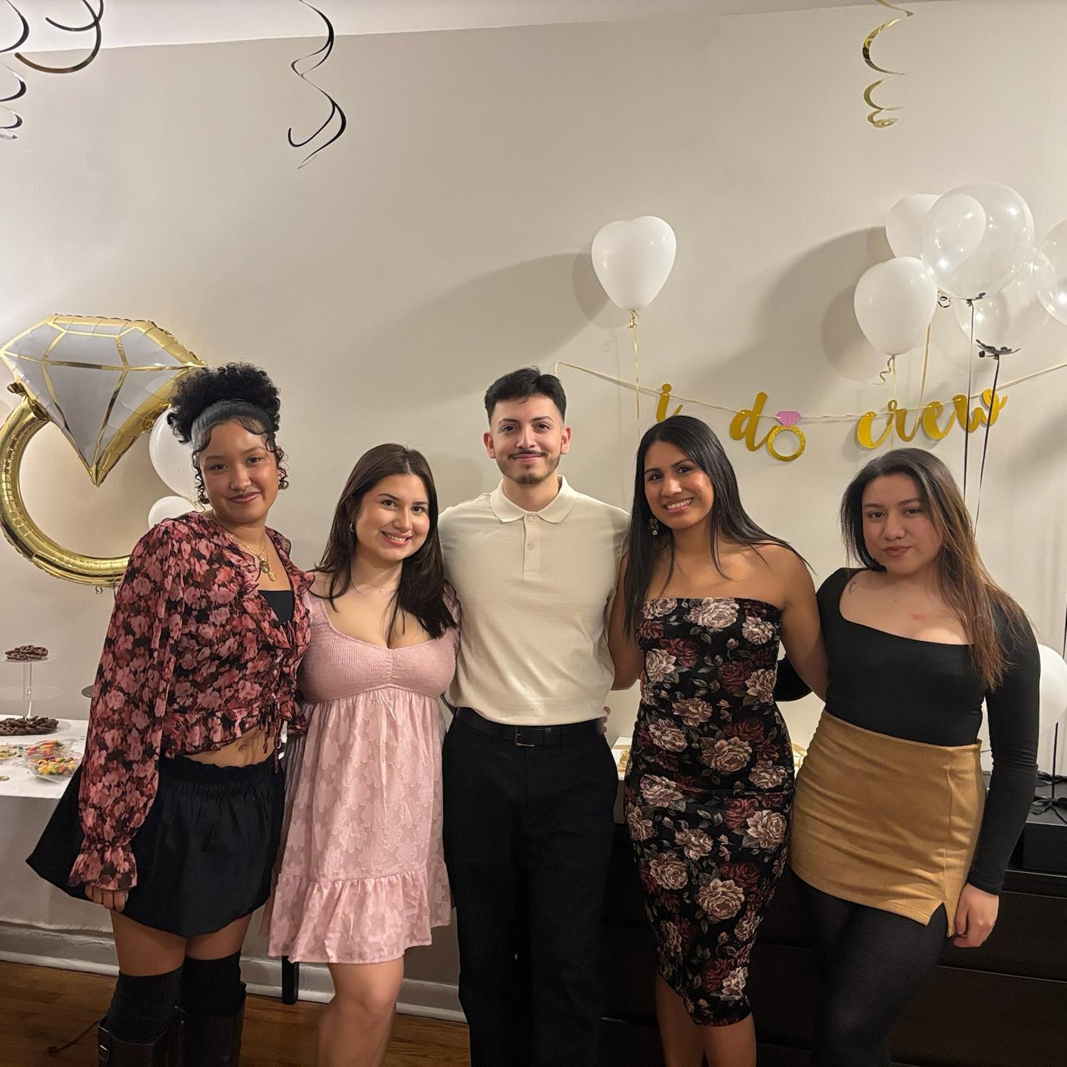 Groom and Bridesmaids