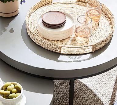Wynne Coil Handwoven Abaca Serving Tray