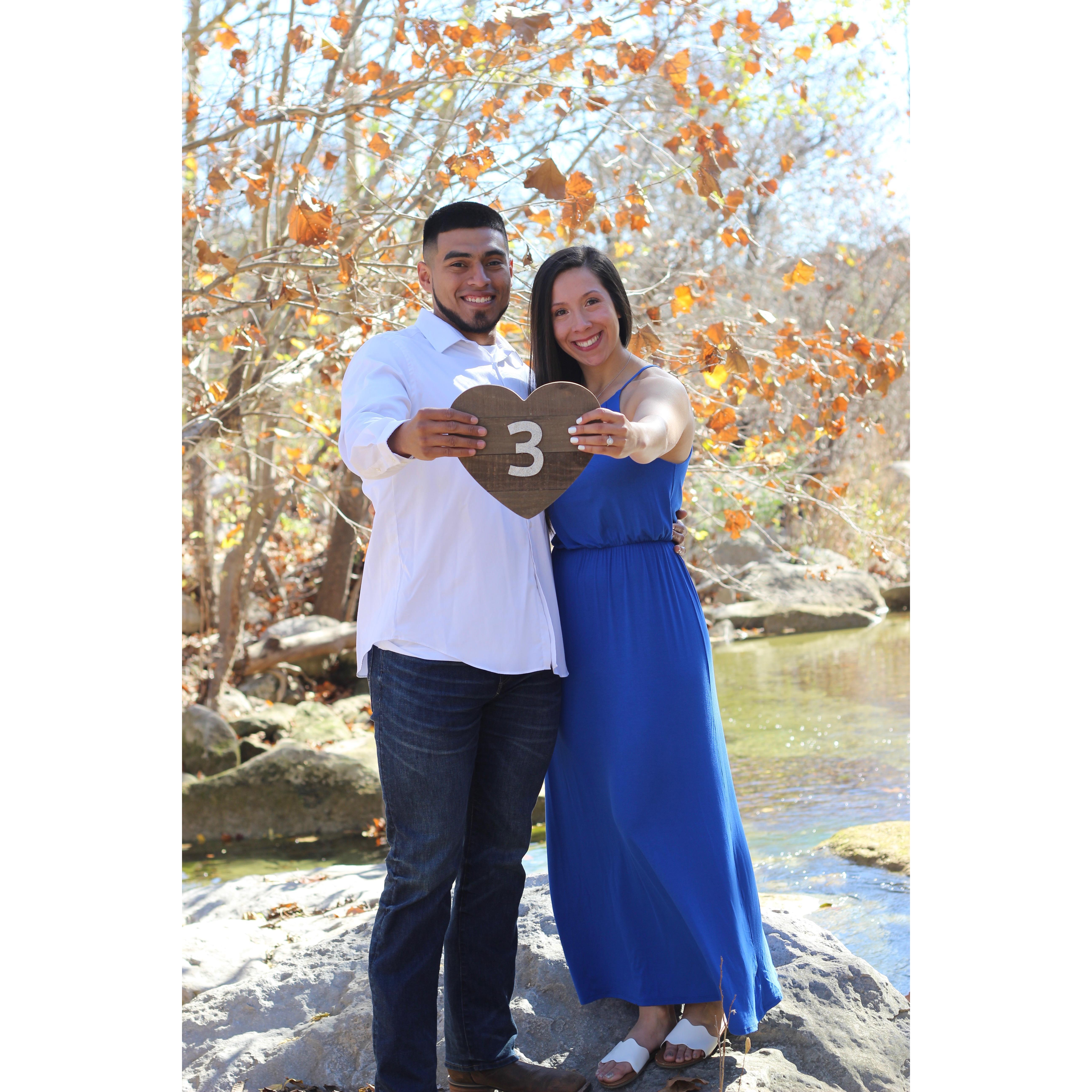 Our 3 year anniversary