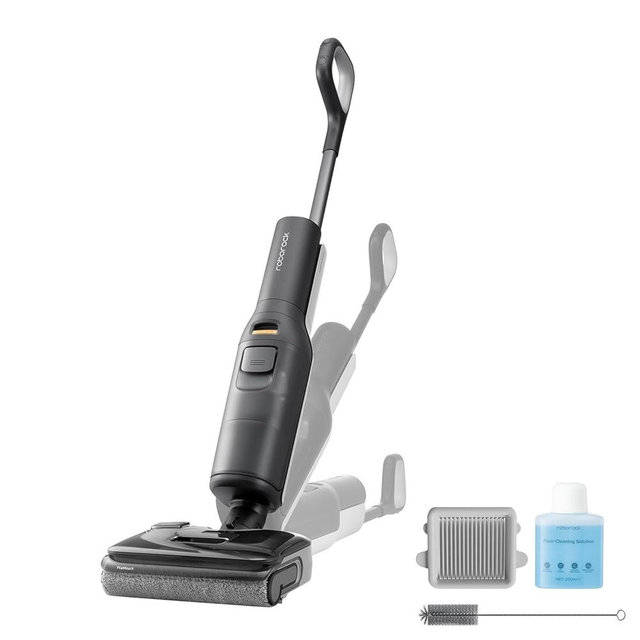 roborock F25 Wet Dry Vacuum Cleaner, Cordless Vacuum Mop All in One with 20000Pa, 194°F Hot Air Flash Drying & Hot Water Self Cleaning, Zero-Tangle Wet Mop Cleaner for Hard Floor, 180° Lie Flat