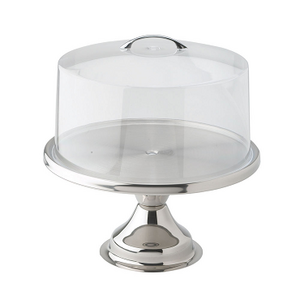 Winco CKS-13 Cake Stand, 13" dia., 6-1/10"H, round, stainless steel