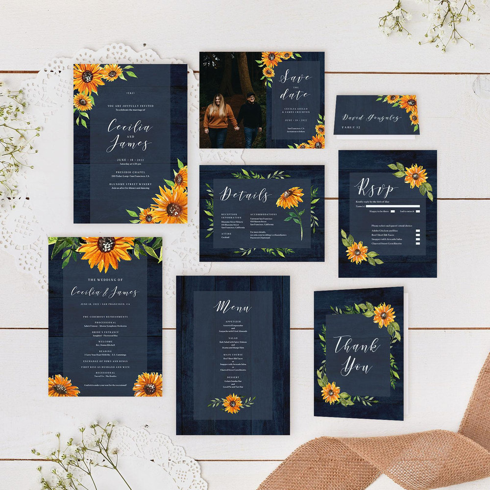 Zola Wedding Enclosure Cards - Sunnyridge