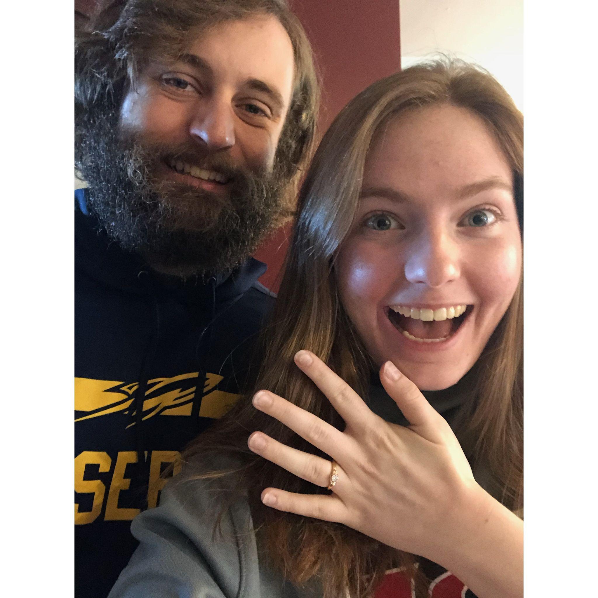 ENGAGED! LIKE WHATAH?