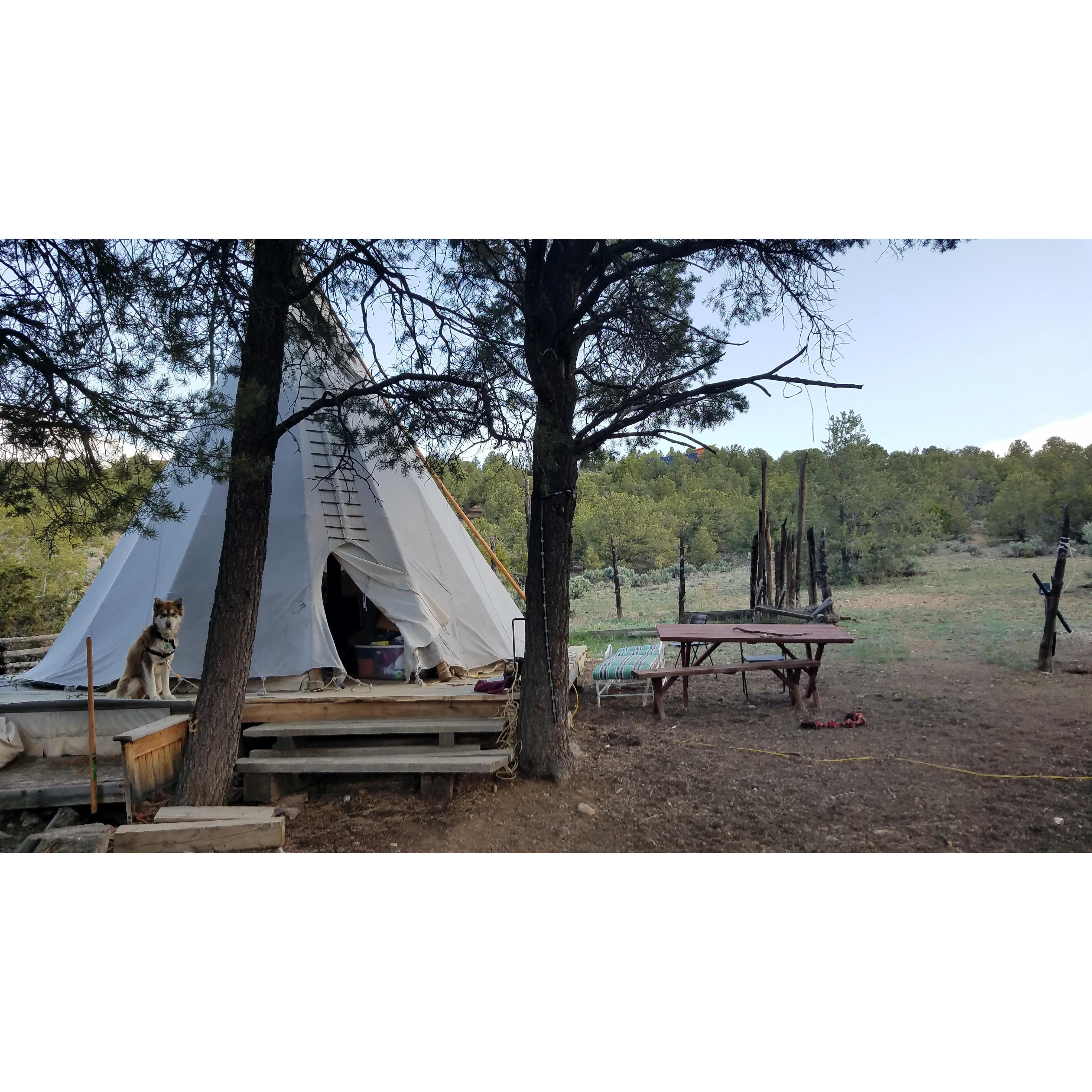 and a teepee