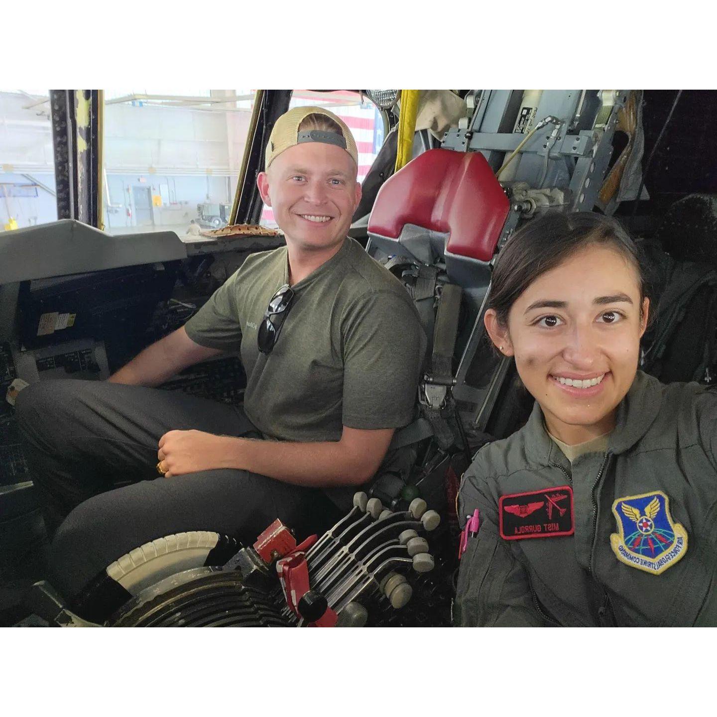 Scott's first tour of the B-52!