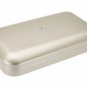 PhoneSoap 2.0 - Phone Sanitizer and Universal Charger, Uses UV-C Light To Sanitize and Kill Bacteria, Works With iPhone X, iPhone 8 Plus and Other Large Phones (Sand 2.0, 2.0)