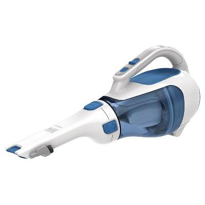 Product description page - BLACK+DECKER™ Compact Cyclonic Lithium Hand Vacuum - Azure Blue HHVI320JR02