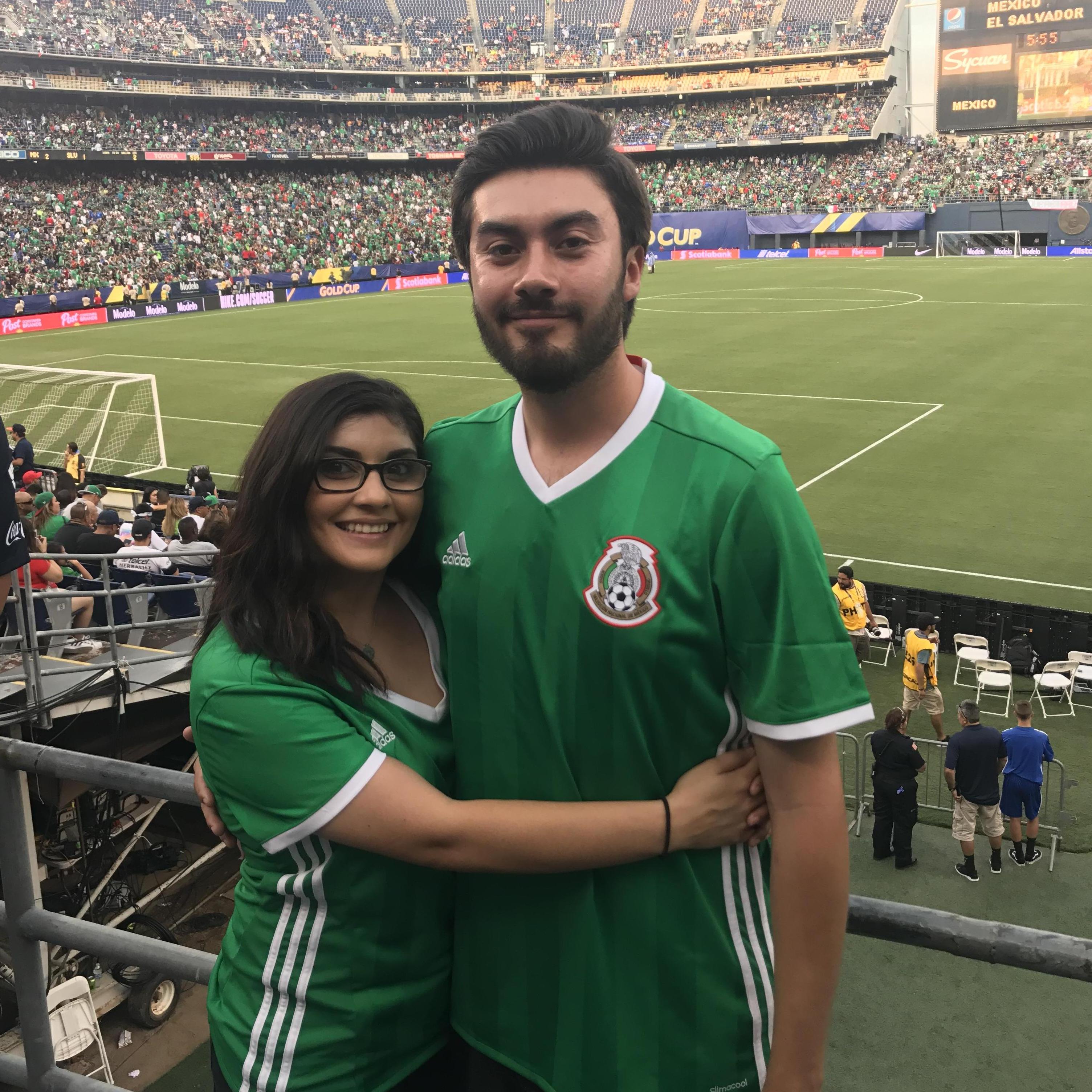 Our first Mexico game <3