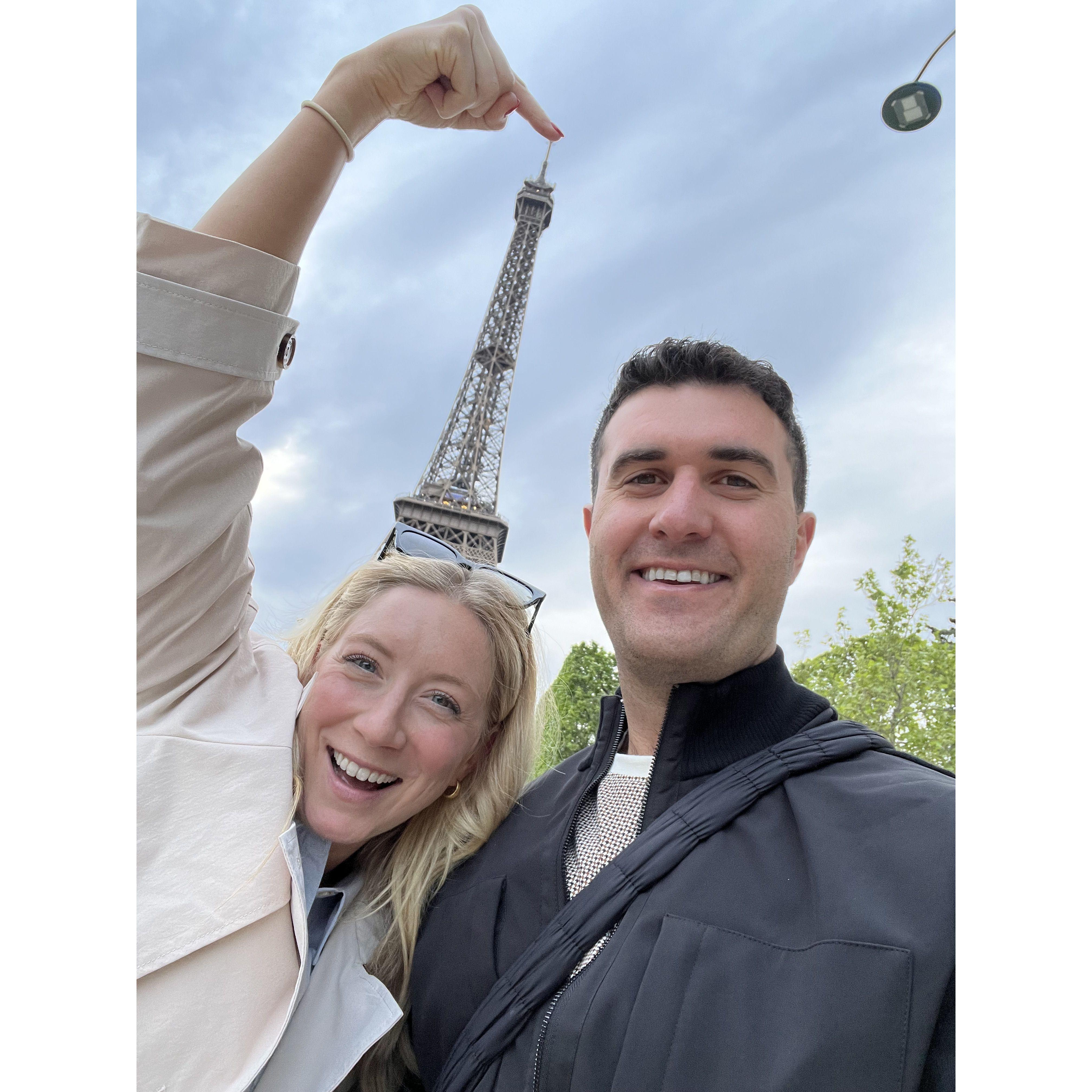 Our pre-honeymoon started in Paris...