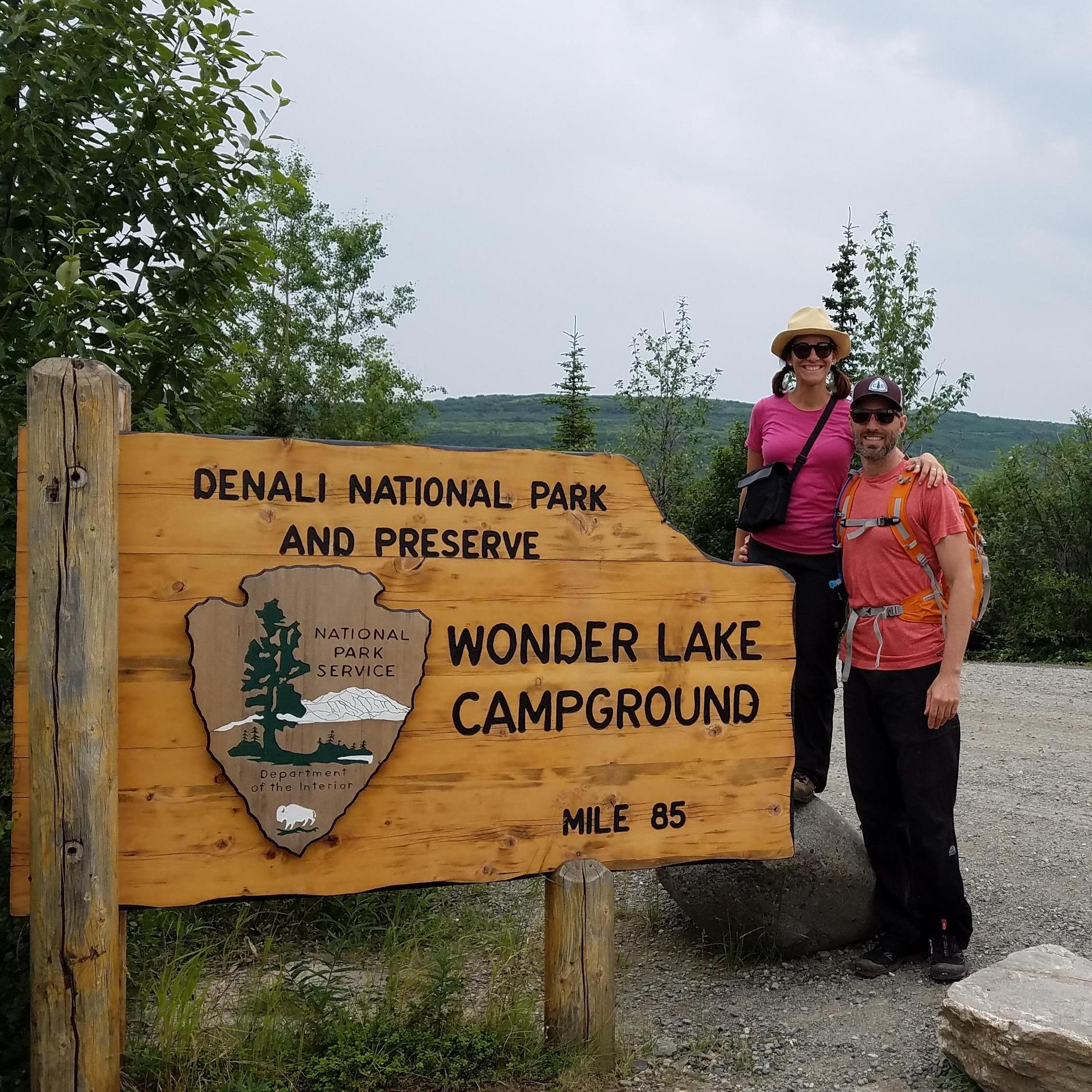 Camping at Wonder Lake in Denali National Park during July 2017.