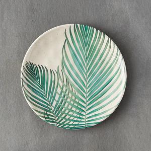 Tropical Foliage Melamine Plate