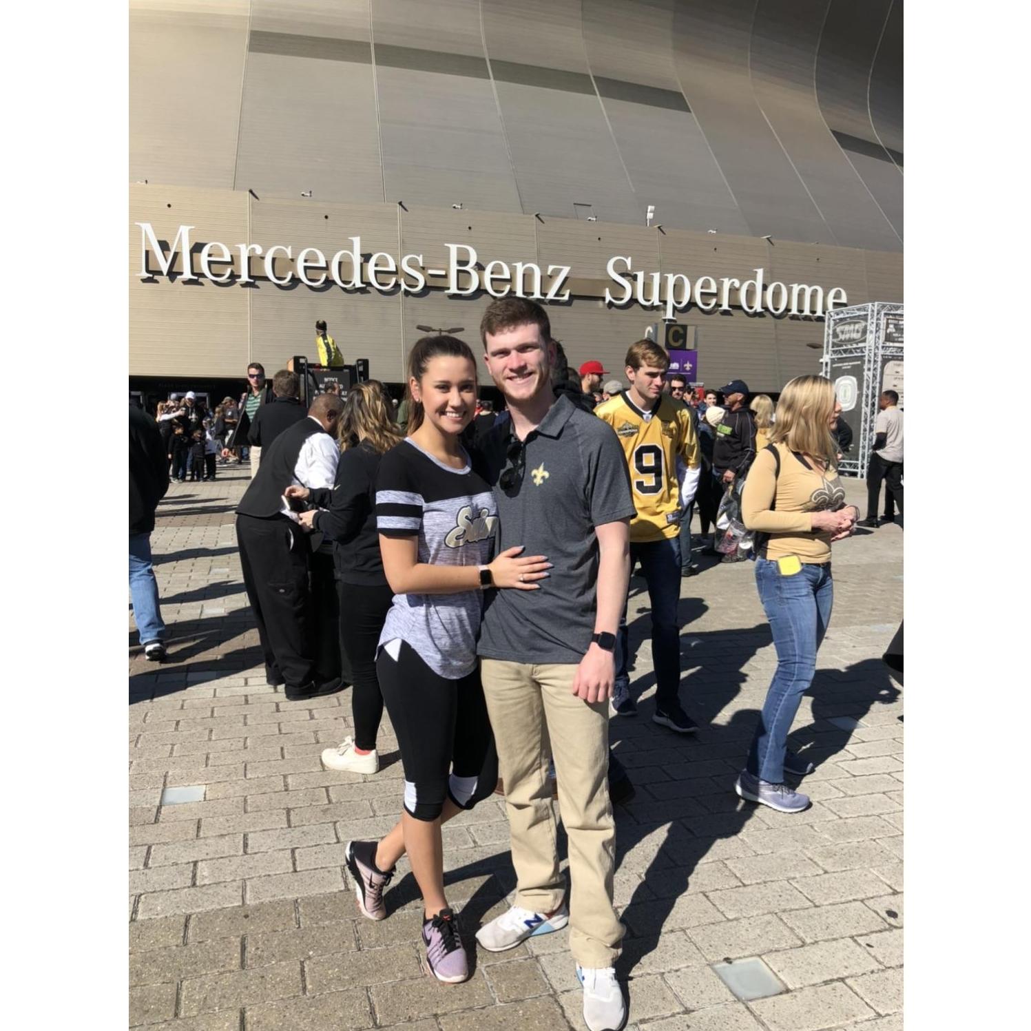 Trip to Nola to watch the Saints play in the Superdome