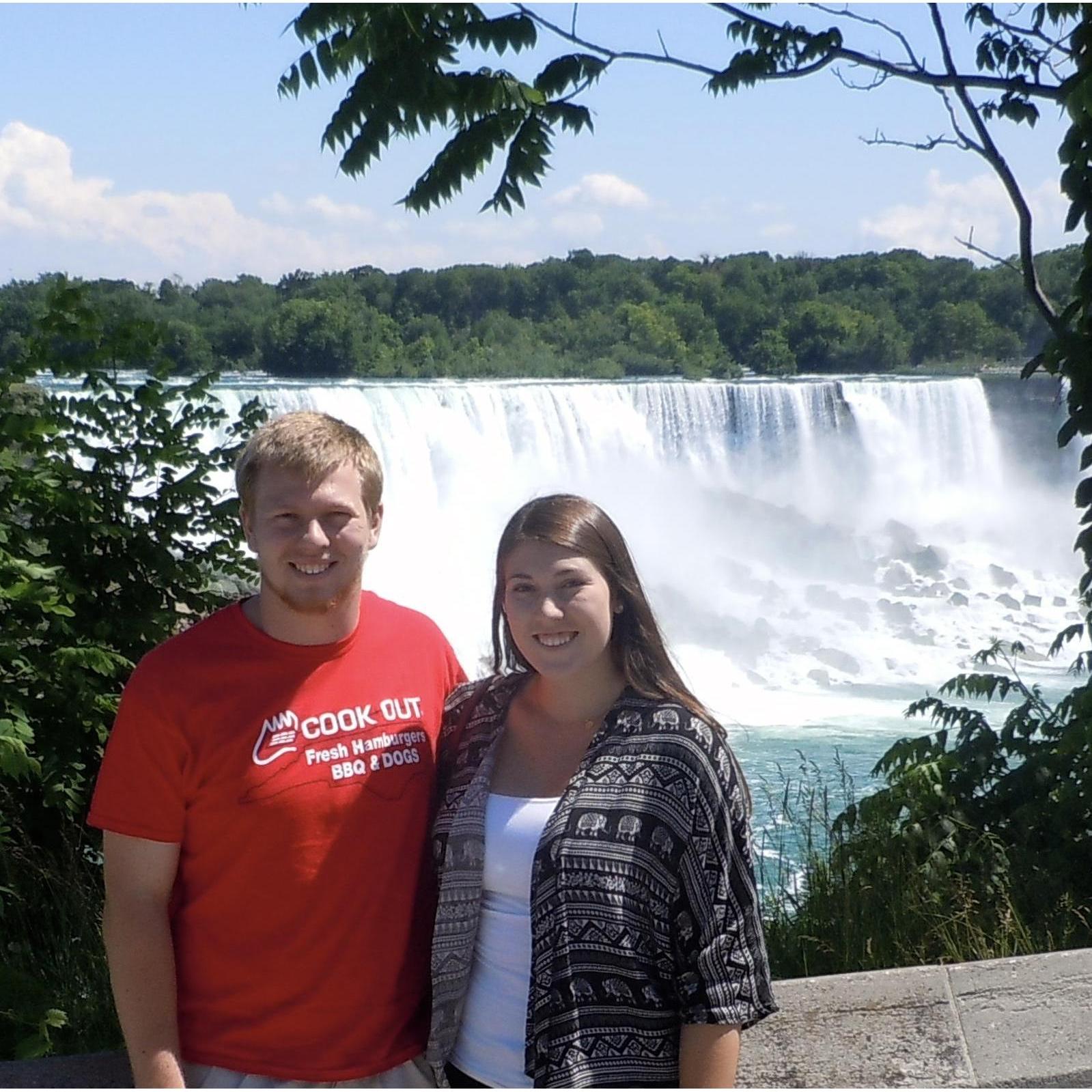 On a trip to Niagara Falls, in 2014.