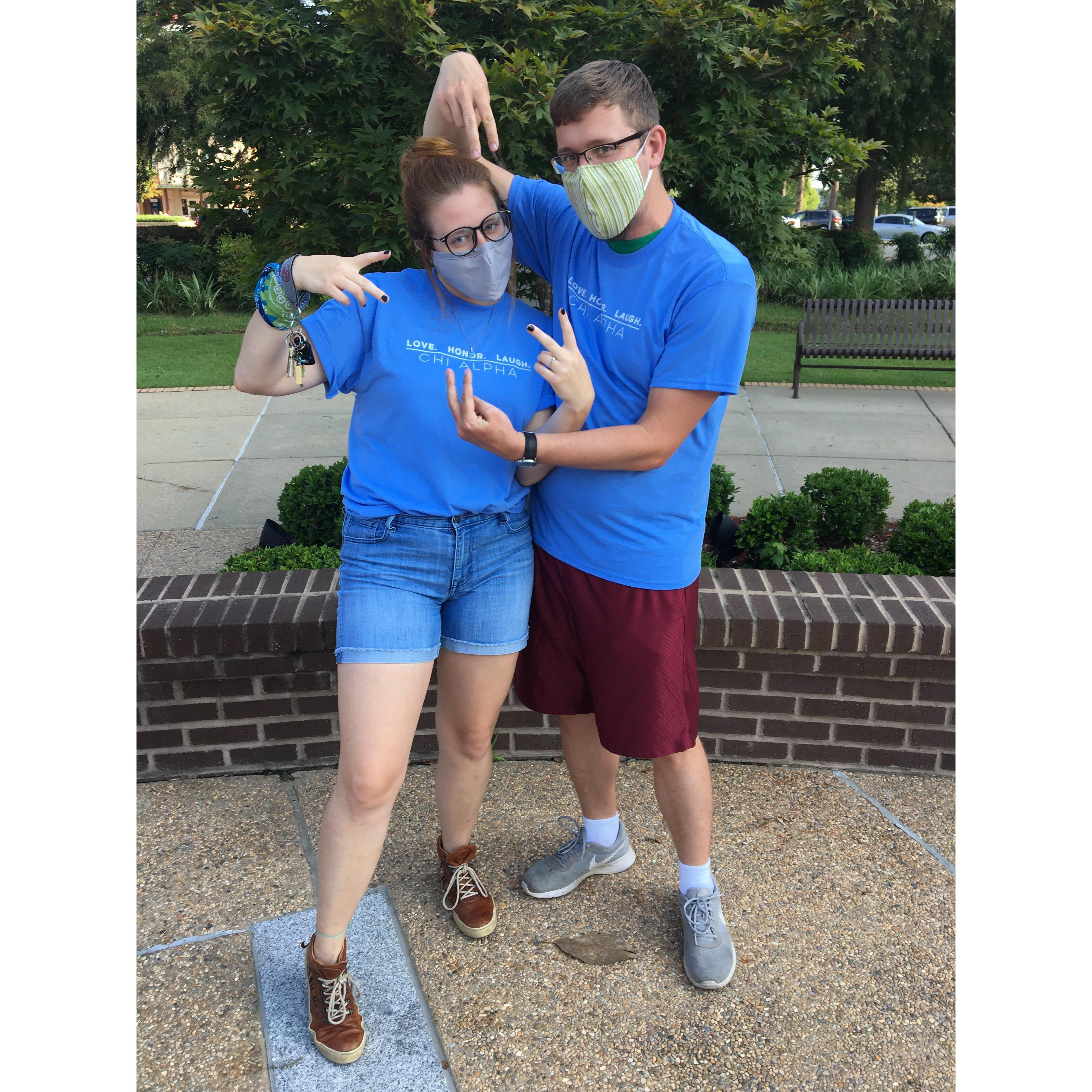 Getting to move students into dorms together at University of Louisiana at Monroe (ULM)!