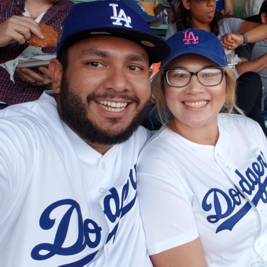 First Dodger Game together 💙