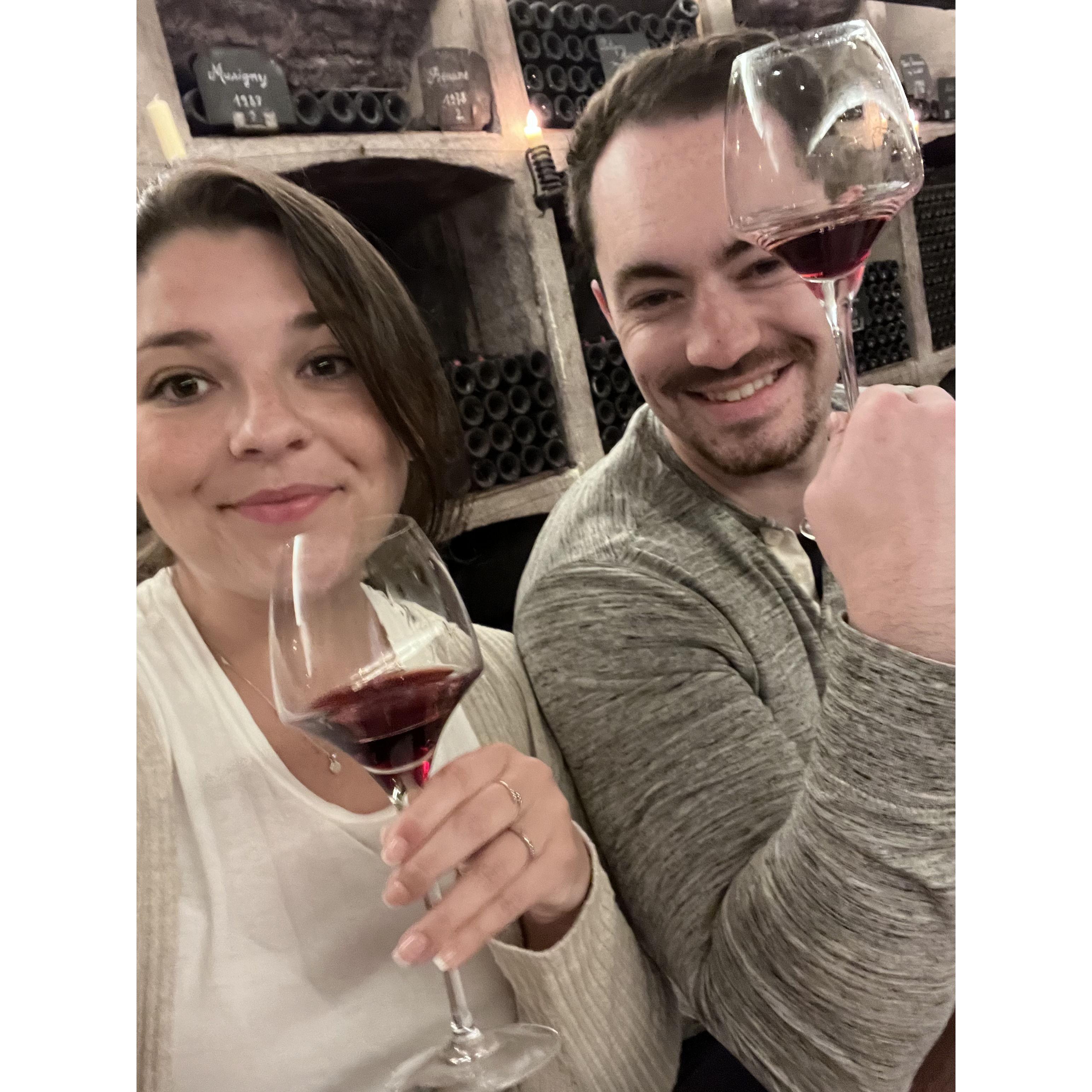 Wine Tasting in France.