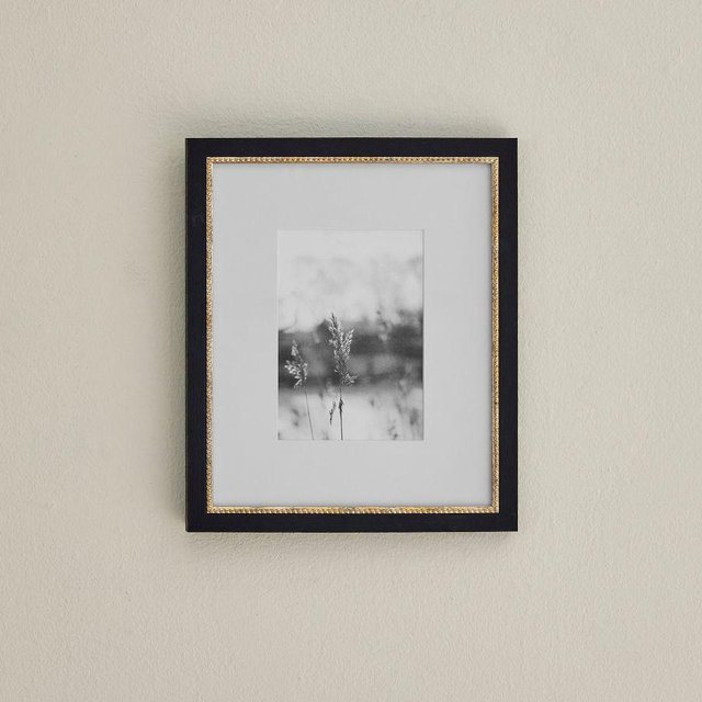 Eclectic Gallery Frame, 11x12 - Black with Gold Dot