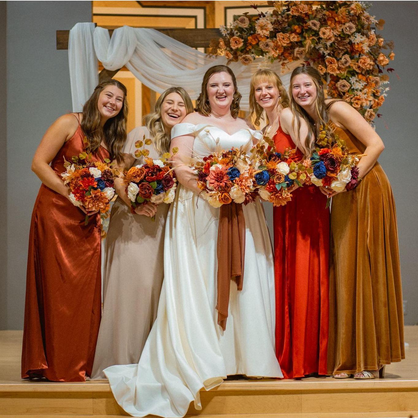 Bridesmaids + Bride