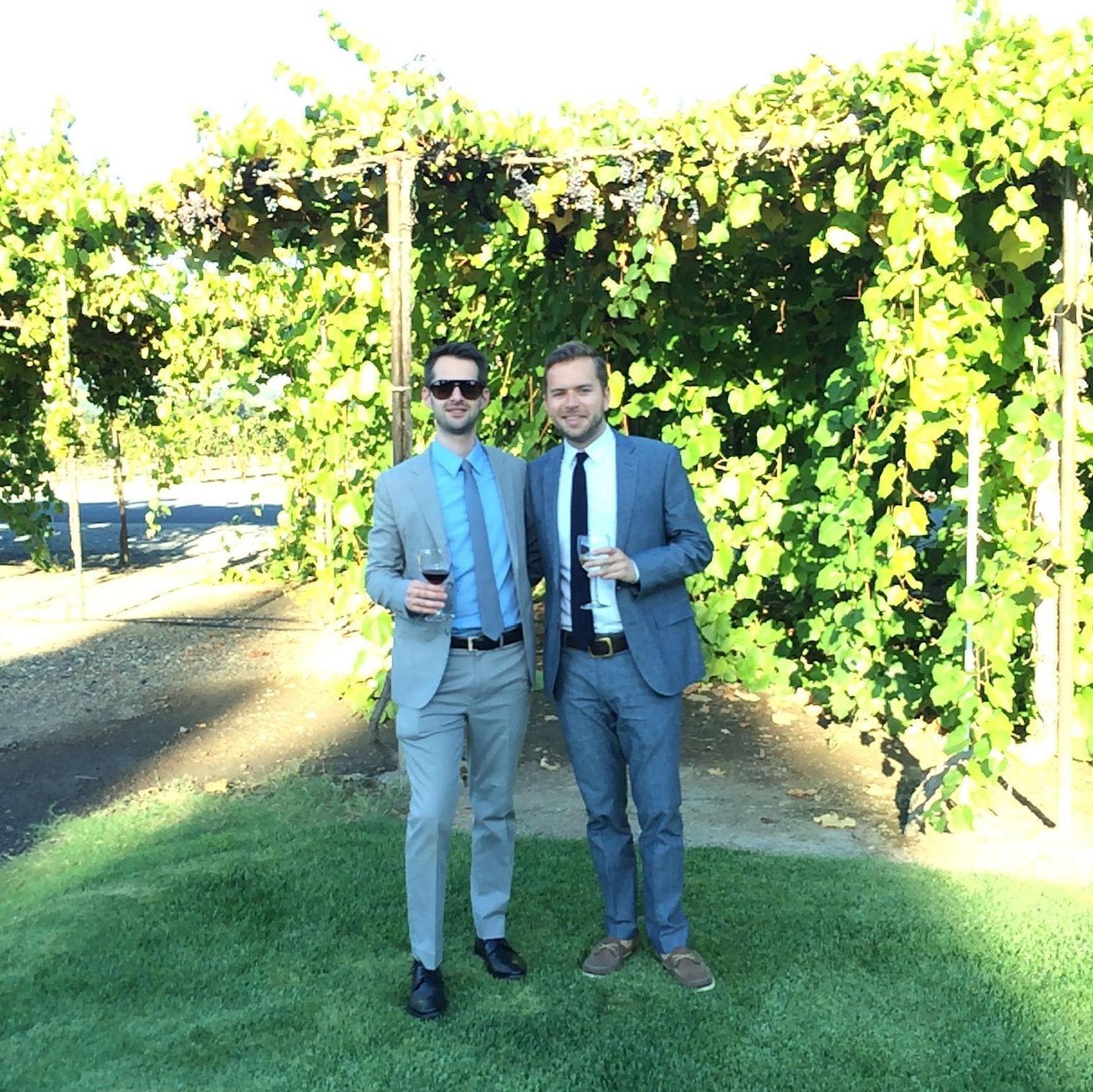 The first of the many Sonoma weddings
