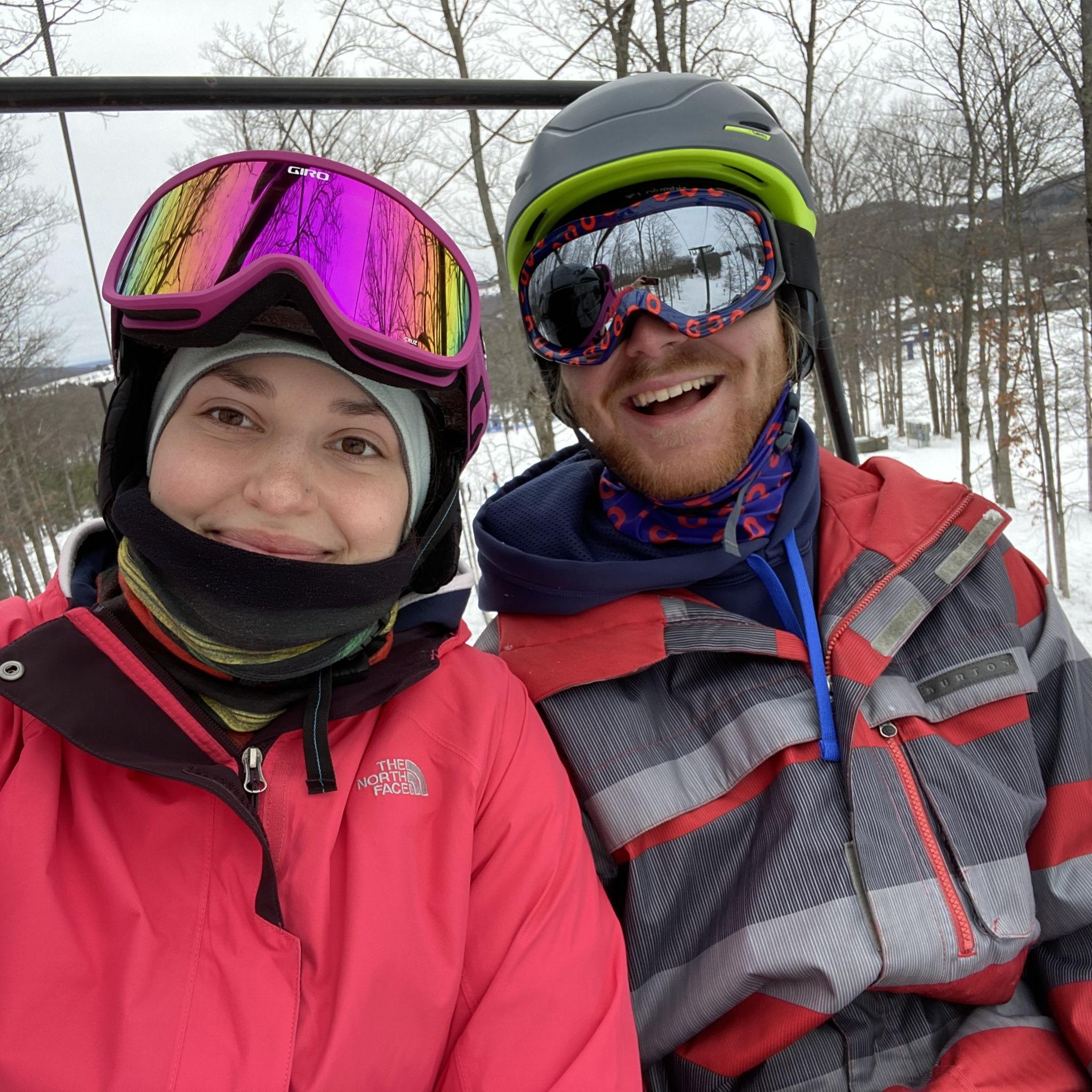 Gina's First Time Skiing - Boyne, Michigan - 2020
