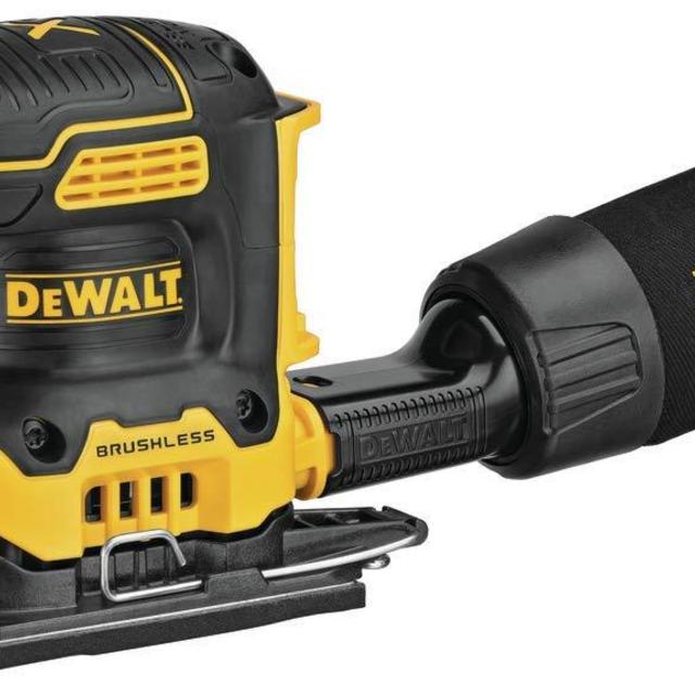 DEWALT 20V MAX XR Palm Sander, Sheet, Variable Speed, 1/4-Inch, Tool Only (DCW200B)