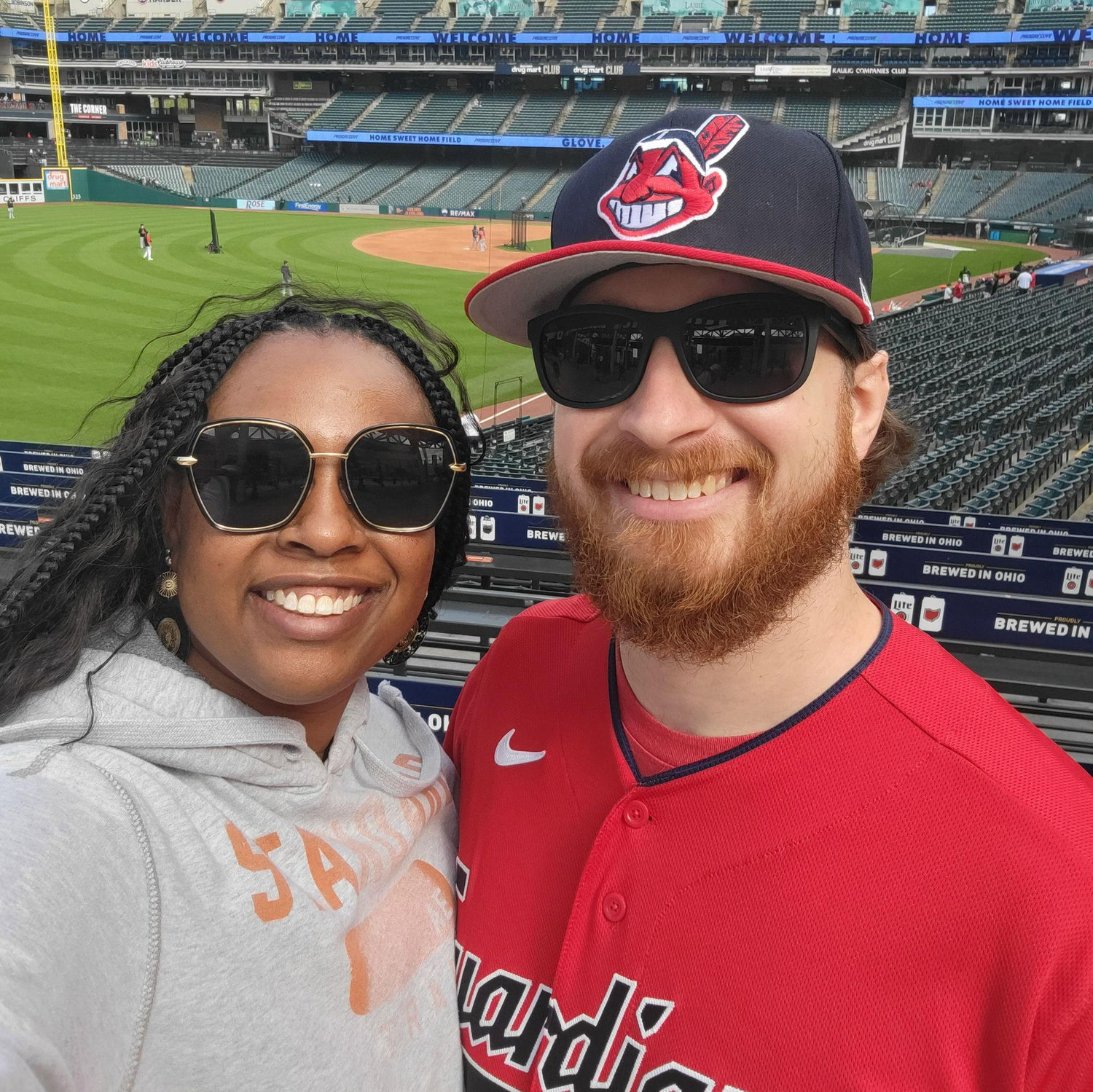 Big baseball fans!