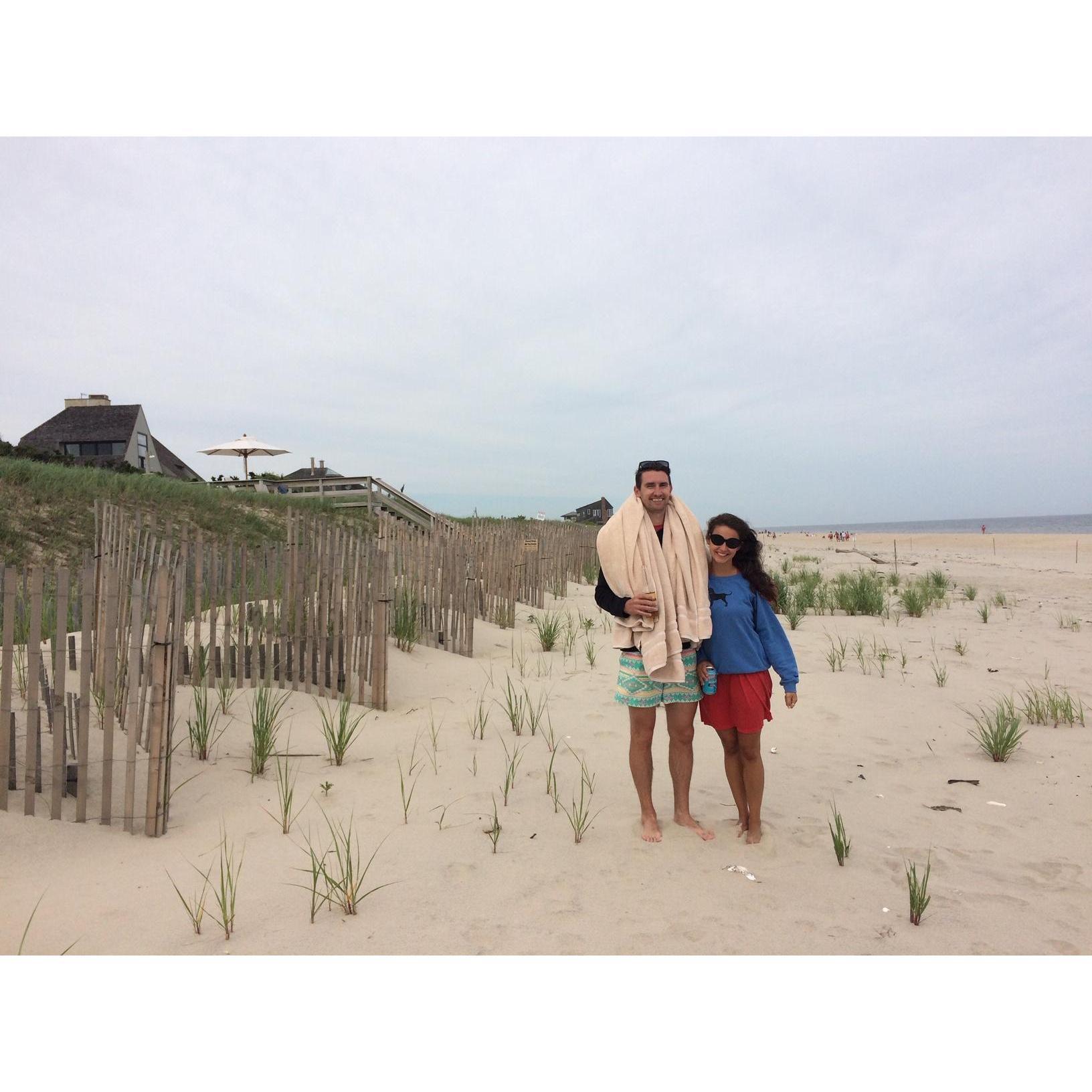 Hamptons beach walk