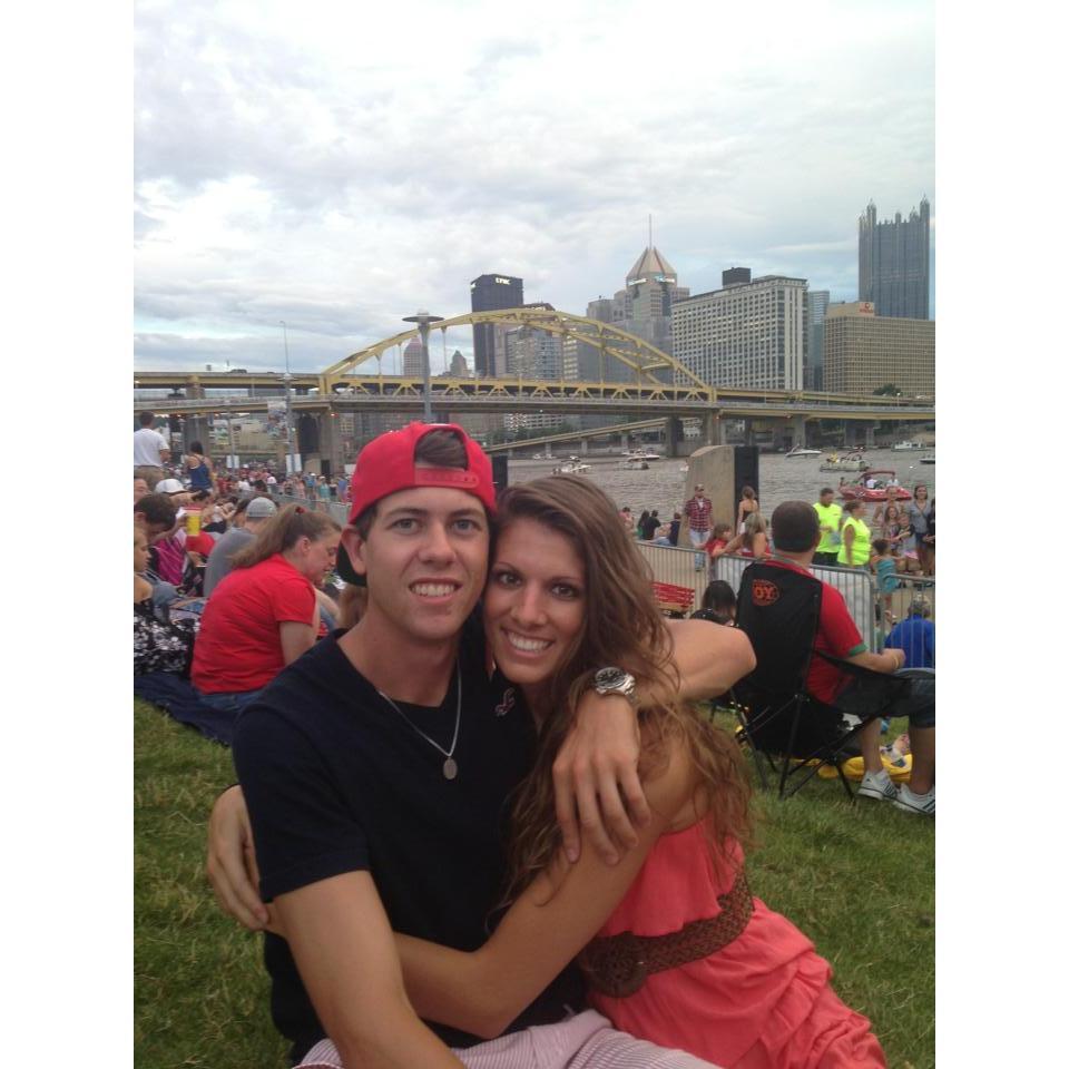 Our first 4th of July together in Pittsburgh, PA 2013!