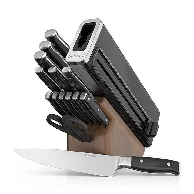 Pro Series 2.0 11pc Acacia Wood Knife Block Set - Ergo Chef Knives