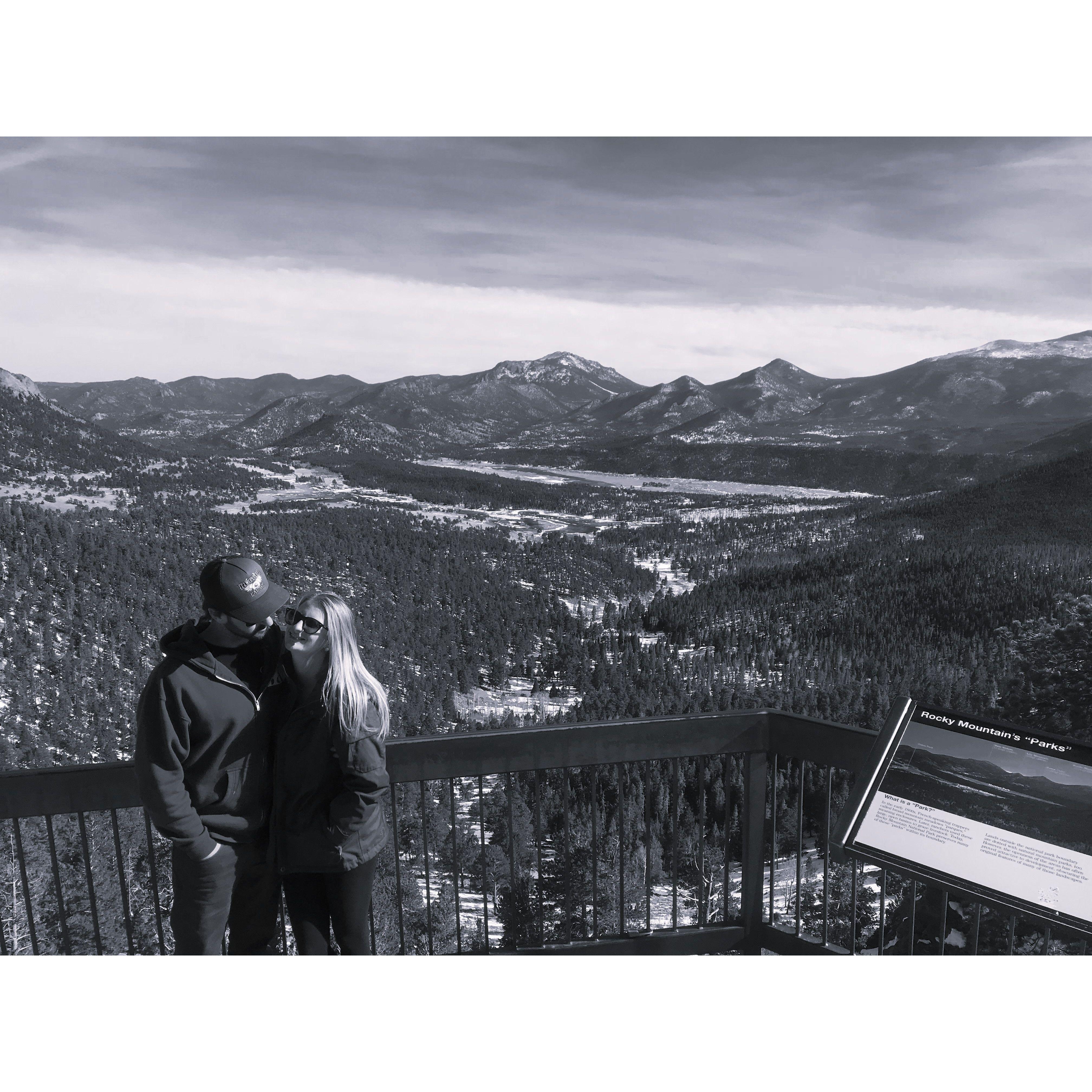 Rocky Mountain National Park outside Estes Park, Colorado
