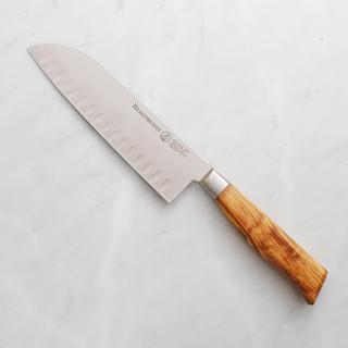 Oliva Elite Kullenschliff Santoku Knife