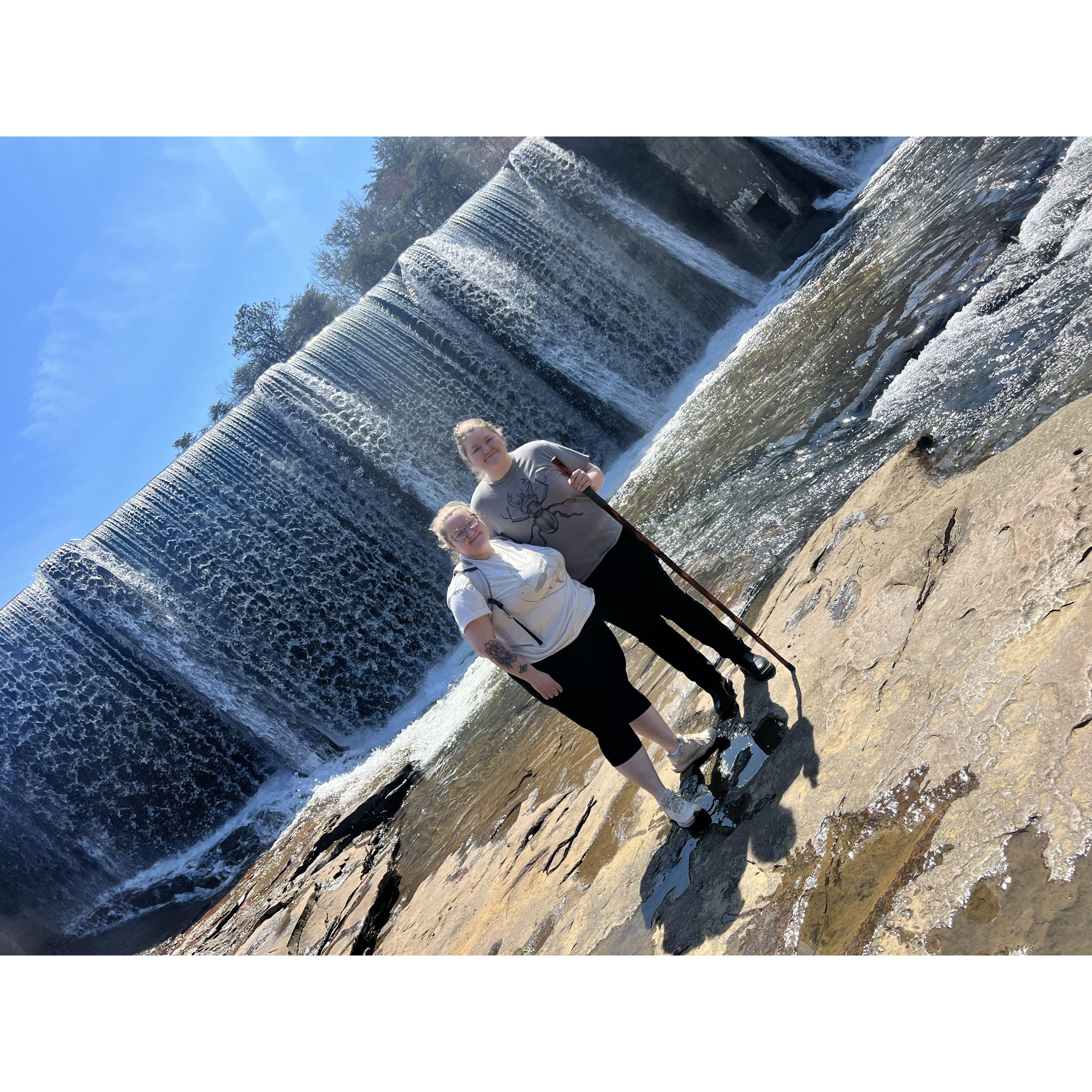 March 2024 in Mentone Alabama, visiting Desoto Falls