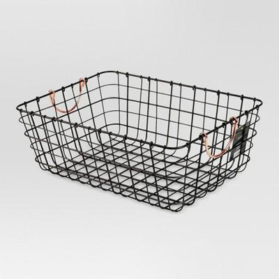 Small Wire Decorative Basket With Copper Handle - Threshold™