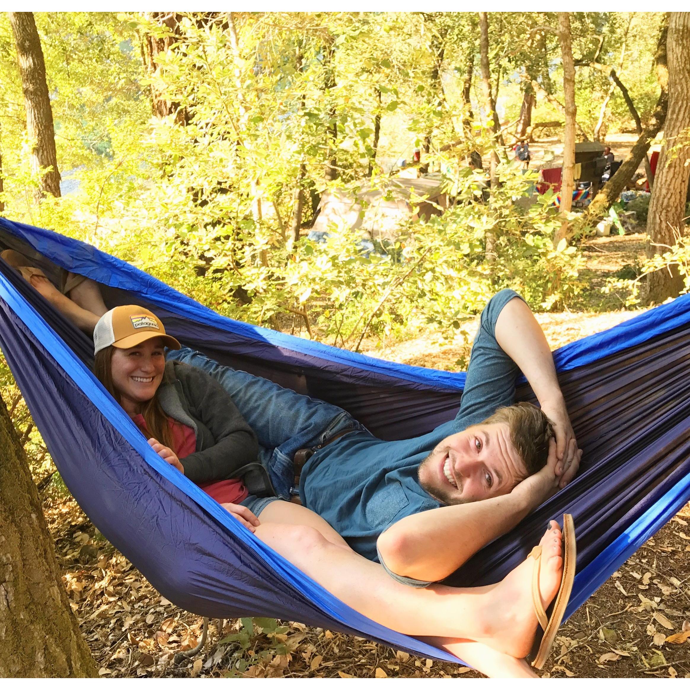 hanging out at our favorite campground