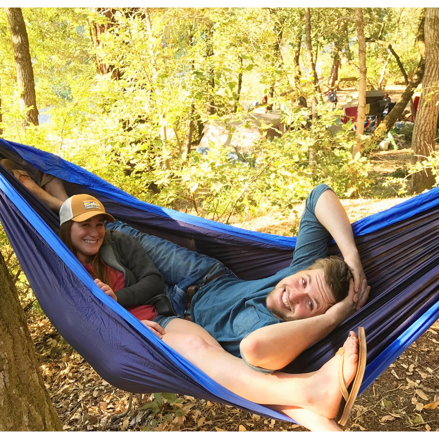 hanging out at our favorite campground