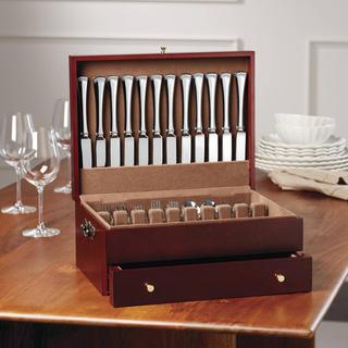 Mahogany Flatware Chest