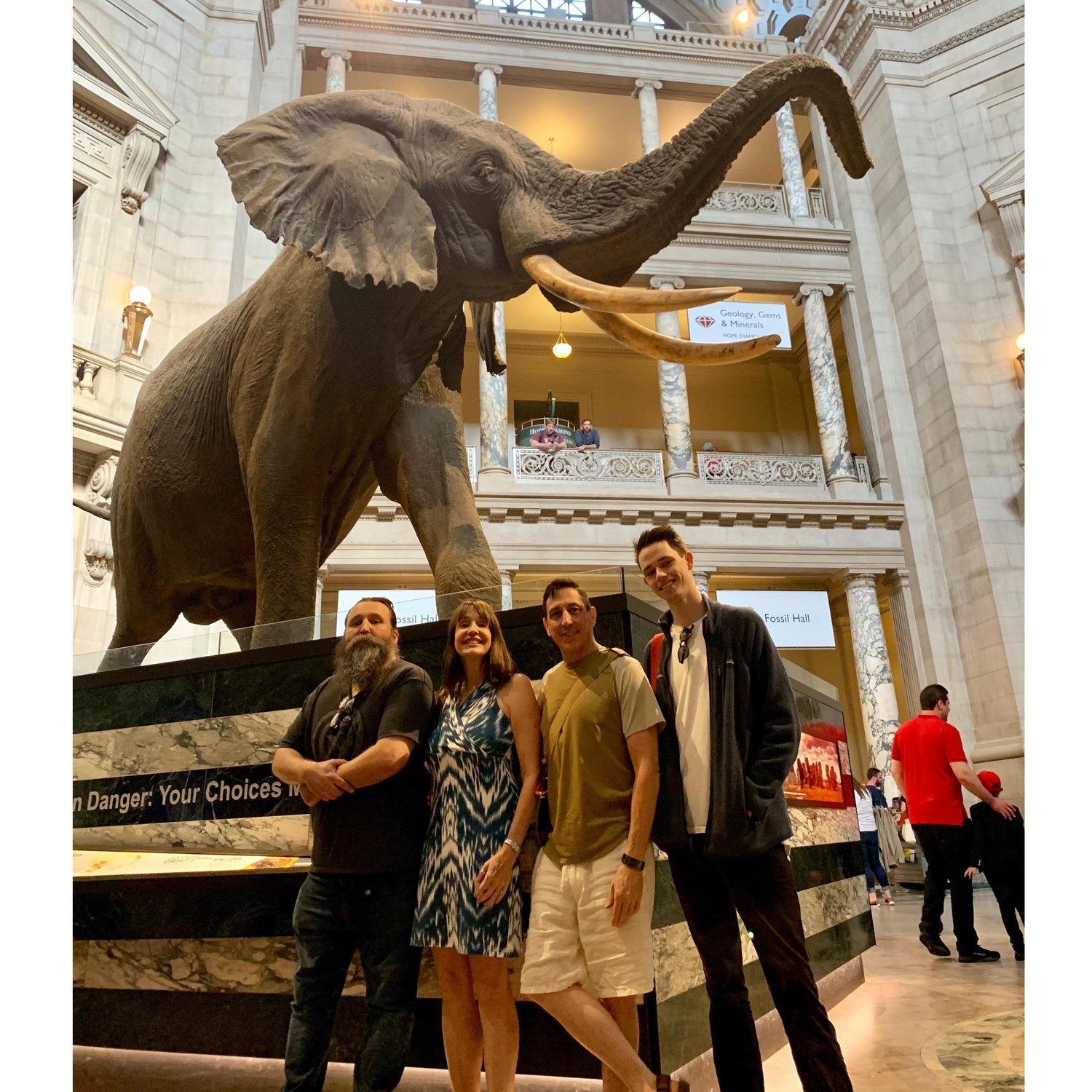 ... at the Smithsonian w/ Morgan & Tad '19