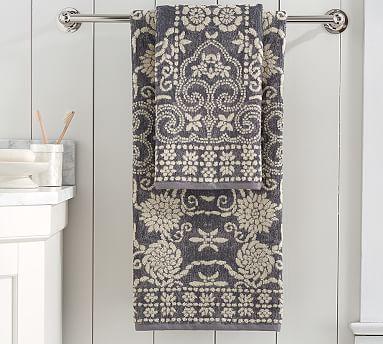 Indah Jacquard Bath Towels