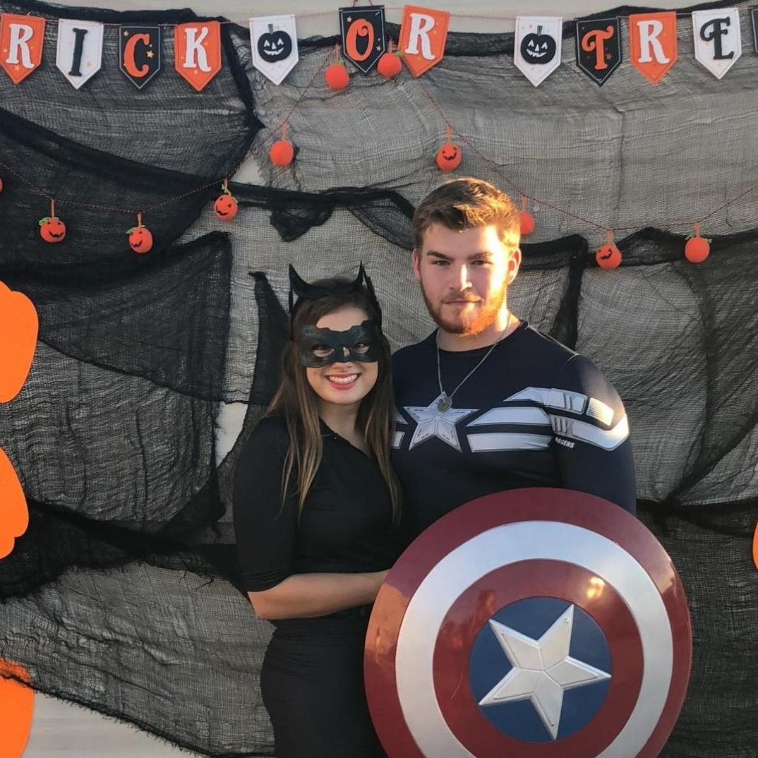 Brandon picked our costumes... can you tell?