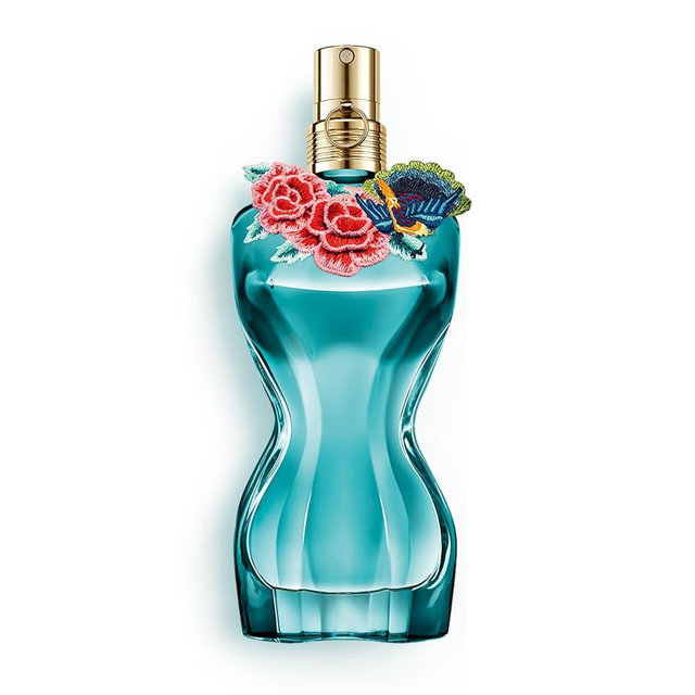 Jean Paul Gaultier La Belle Paradise Garden Eau de Parfum for Women - Long Lasting Floral Amber Womens Perfume with Blue Water Lily, Iris & Vanilla - Designer Fragrance Spray, 1.7 oz
