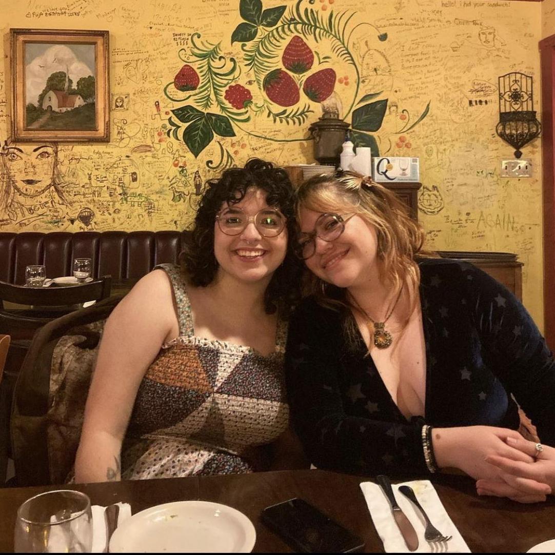 At one of our favorite restaurants, Pomegranate, for our friend Margy's birthday.