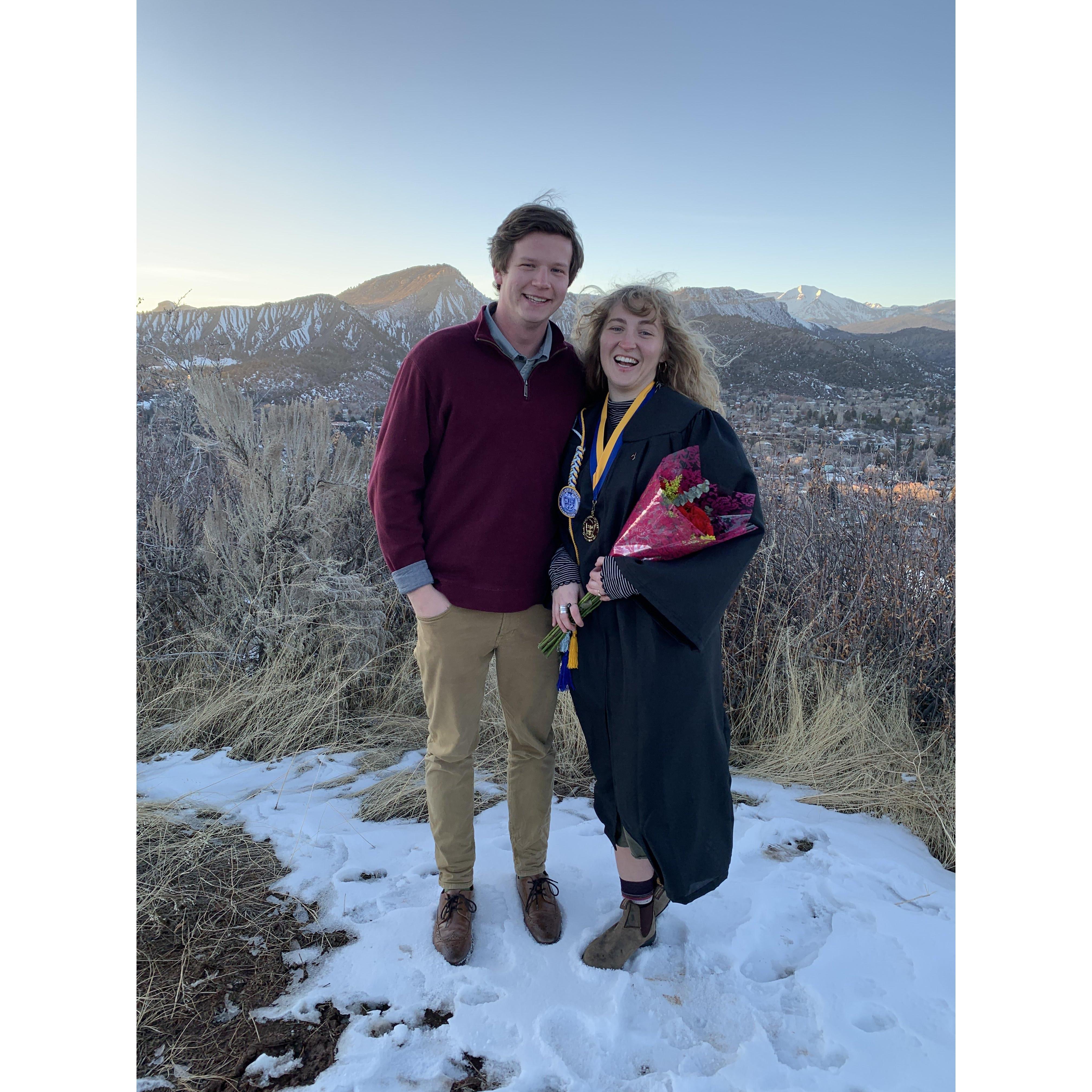 Madeleine's College graduation, December 2019