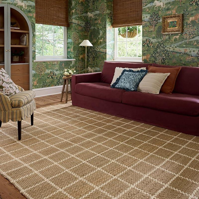 Loloi Chris Loves Julia Fletcher Collection FLE-01 Natural/Ivory 2'-6" x 7'-6", .37" Pile Height, Runner Rug
