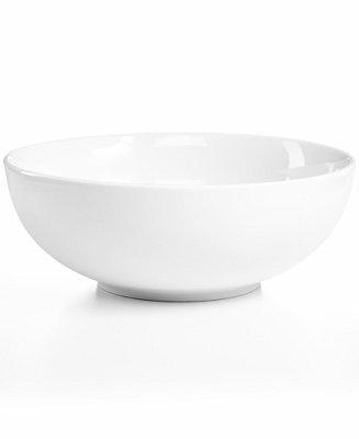 The Cellar - Whiteware Porcelain Round Vegetable Bowl, Created for Macy's