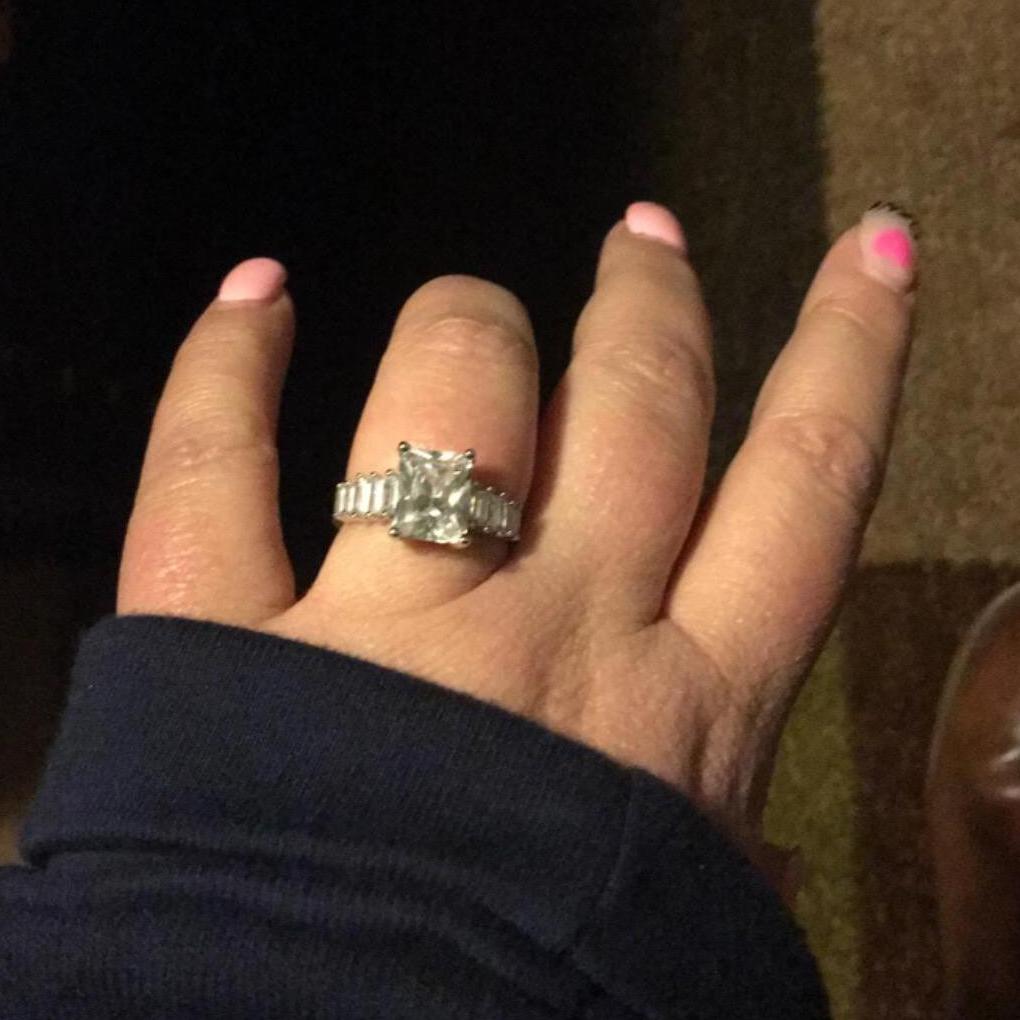The old ring was a promise ring and had bad juju!